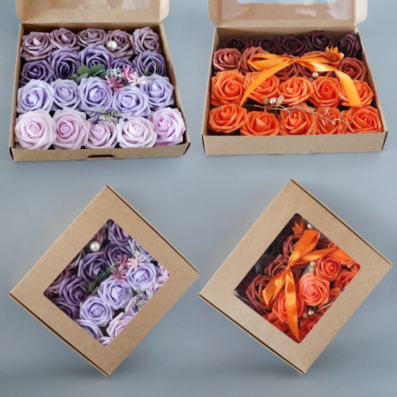 Free-Form Silk Flower Bridal Bouquets -