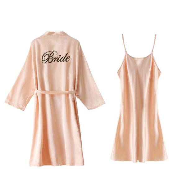 Bride Gifts - Non-Personalized Sexy Fascinating Graceful Silk Robe