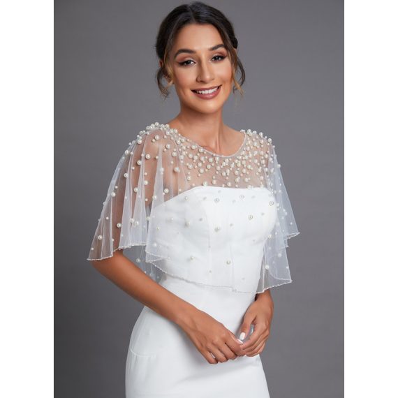 Tulle Casual Special Occasion Wedding Holiday Fashion Shawl