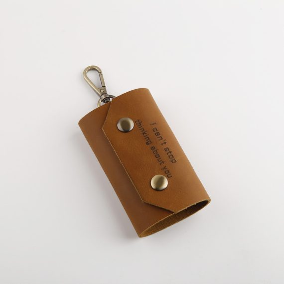Groomsmen Gifts - Personalized Elegant Vintage Leather Keychain