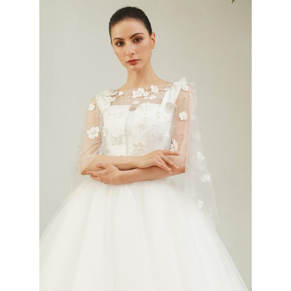 Tulle Wedding Shawl