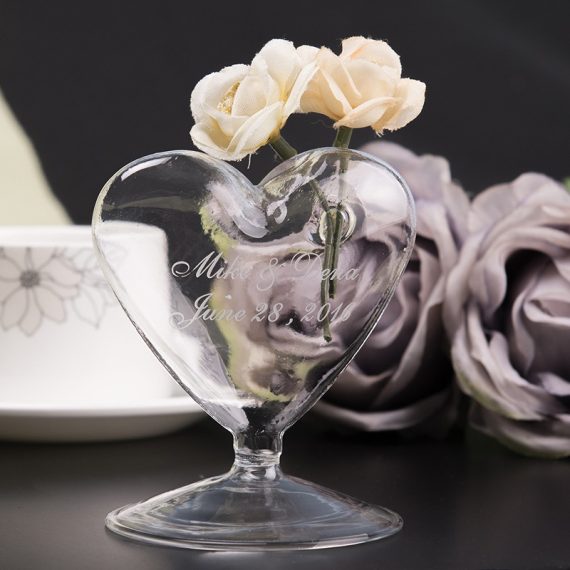 Personalized Heart-shaped Glass