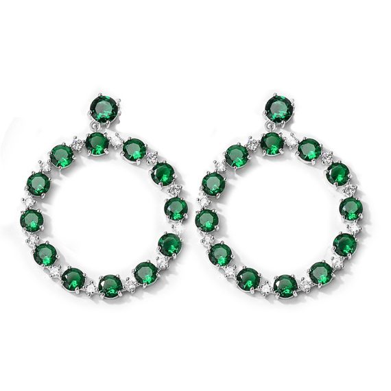 Elegant/Classic/Attractive Alloy With Round Crystal Earrings