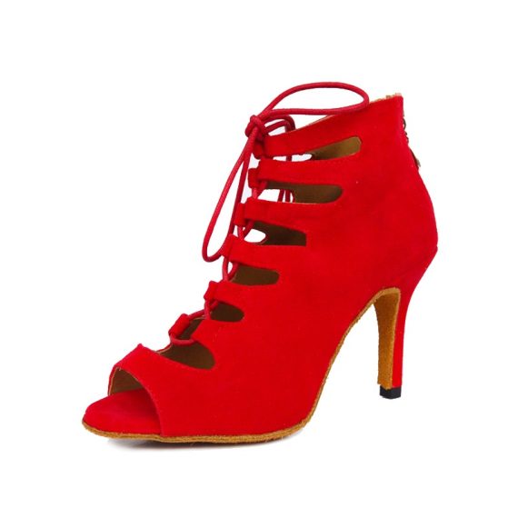 Women's Suede Latin With Adaptable Strap Dance Shoes