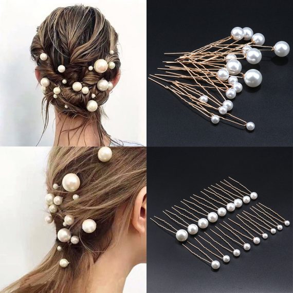 Hairpins/Headpiece Unique/Exquisite/Stylish/Pretty/Artistic With Pearl (set Of 18)