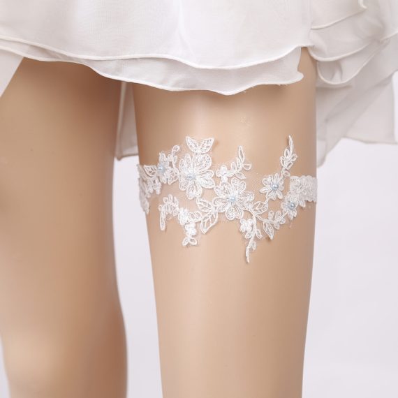 Bride Gifts - Non-Personalized Sexy Beautiful Elegant Lace Imitation Pearls Garters