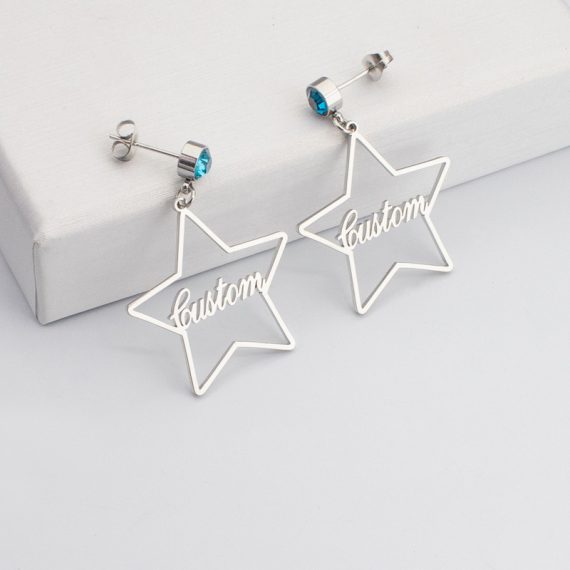 Bride Gifts - Personalized Beautiful Elegant Attractive Special Stainless Steel Earrings
