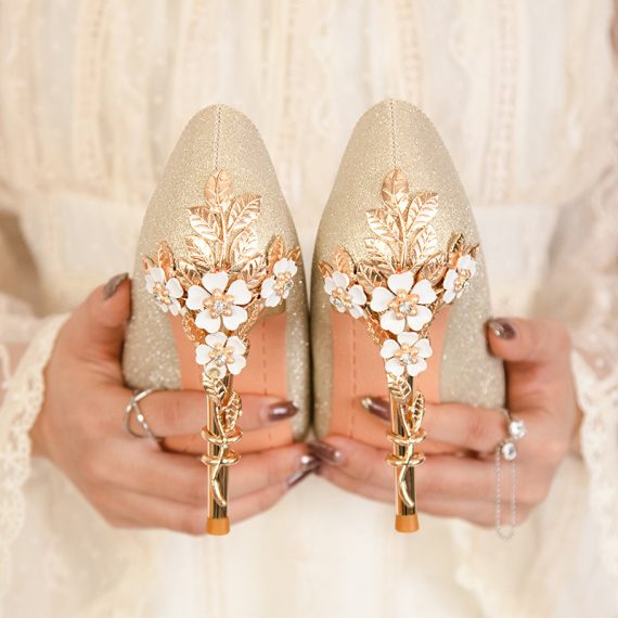 Women's Suede Stiletto Heel Closed Toe shoes