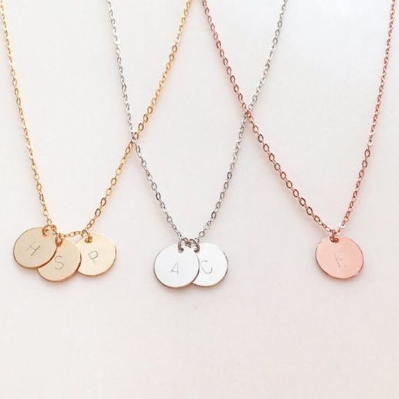 Bridesmaid Gifts - Personalized Alloy Necklace