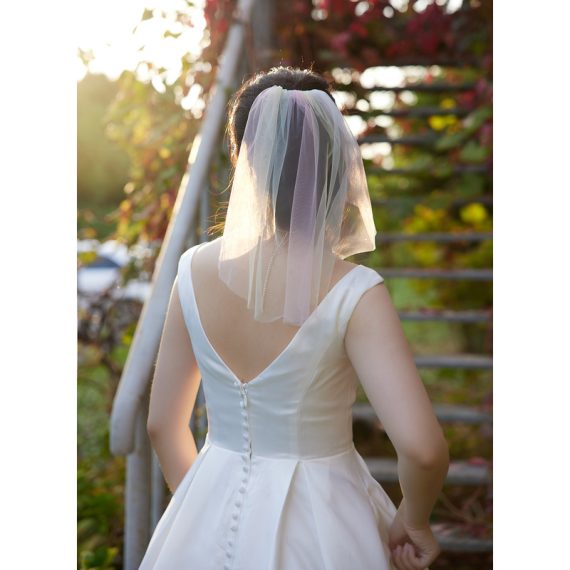 One-tier Cut Edge Shoulder Veils