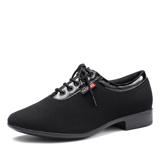 Men's Suede Practice With Adaptable Strap Splice Dance Shoes