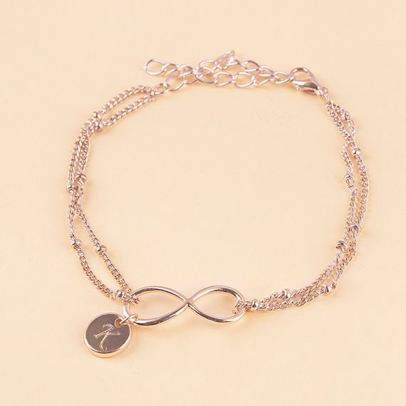 Bridesmaid Gifts - Personalized Eye-catching Alloy Initial Bracelet