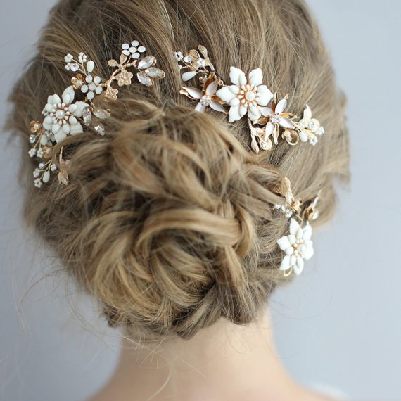 Hairpins Pretty With Rhinestone (Set of 3)